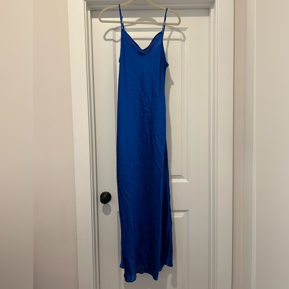 ALLSAINTS Bryony Dress in Delphinium Blue - Picture 2 of 6